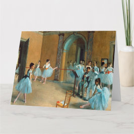 オペラ・ラ・ルーのホワイエでのリハーサル カード