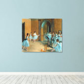 オペラ・ラ・ルーのホワイエでのリハーサル キャンバスプリント (インサイチュ (ウッドフロア))