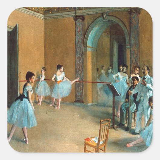 オペラ・ラ・ルーのホワイエでのリハーサル スクエアシール (正面)