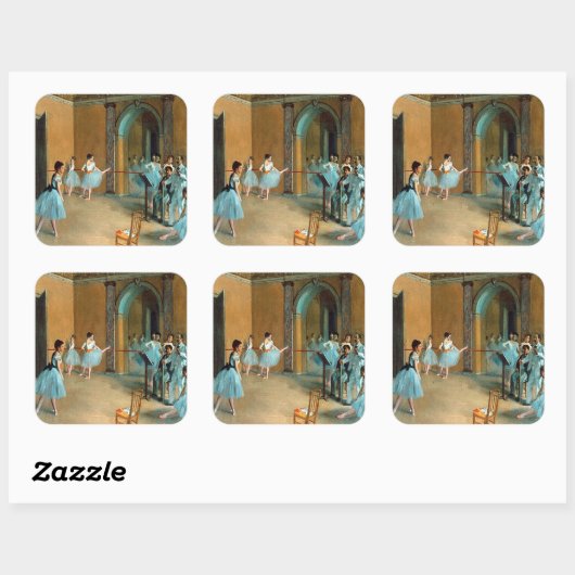 オペラ・ラ・ルーのホワイエでのリハーサル スクエアシール (シート)