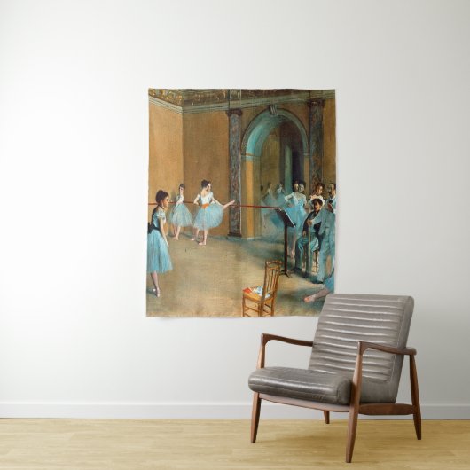 オペラ・ラ・ルーのホワイエでのリハーサル タペストリー (インサイチュ)