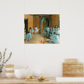 オペラ・ラ・ルーのホワイエでのリハーサル ポスター (キッチン)