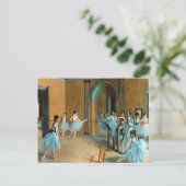 オペラ・ラ・ルーのホワイエでのリハーサル ポストカード (スタンド正面)