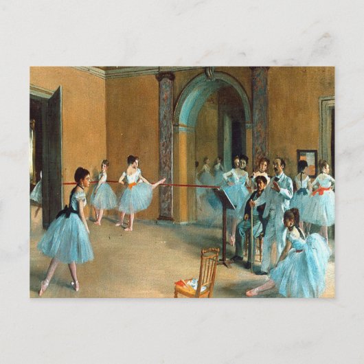 オペラ・ラ・ルーのホワイエでのリハーサル ポストカード (正面)