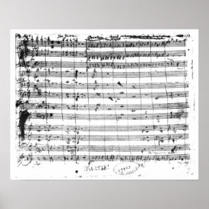 オペラ「Don GiovanniのMs.1548 Ouverture ポスター