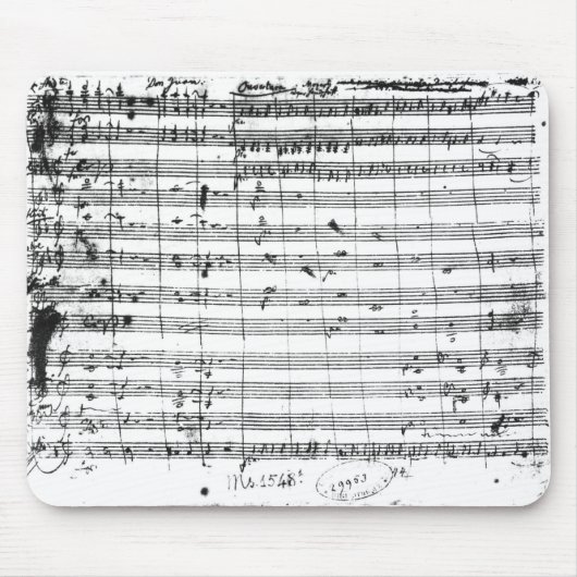 オペラ「Don GiovanniのMs.1548 Ouverture マウスパッド (正面)