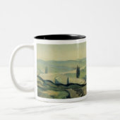 オペラ「Fidelioの行為IIのための舞台装置 ツートーンマグカップ (左)