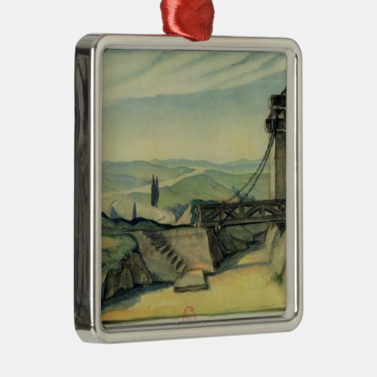 オペラ「Fidelioの行為IIのための舞台装置 メタルオーナメント (右)