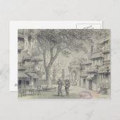 オペラ「Lakmeの行為IIのための舞台装置 ポストカード (正面/裏面)