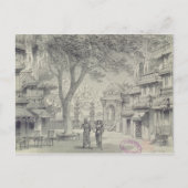 オペラ「Lakmeの行為IIのための舞台装置 ポストカード (正面)