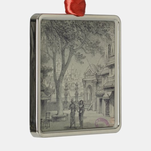 オペラ「Lakmeの行為IIのための舞台装置 メタルオーナメント (右)