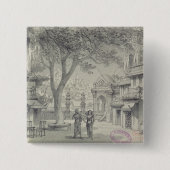 オペラ「Lakmeの行為IIのための舞台装置 缶バッジ (正面)