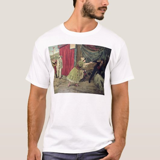 オペラ「Pagliacciからの場面 Tシャツ (正面)