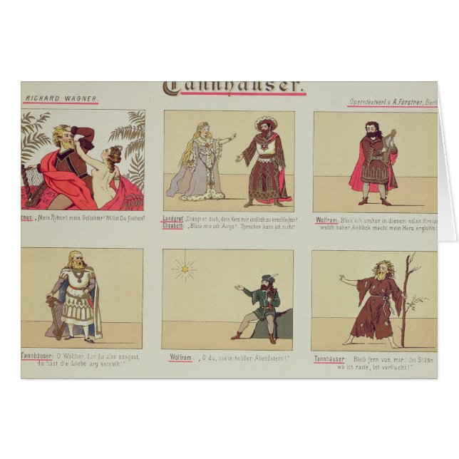 オペラ「Tannhauserに関する6つの場面 (正面横)