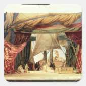 オペラ「TristanおよびIsoldeのためのモデルを上演して下さい スクエアシール (正面)