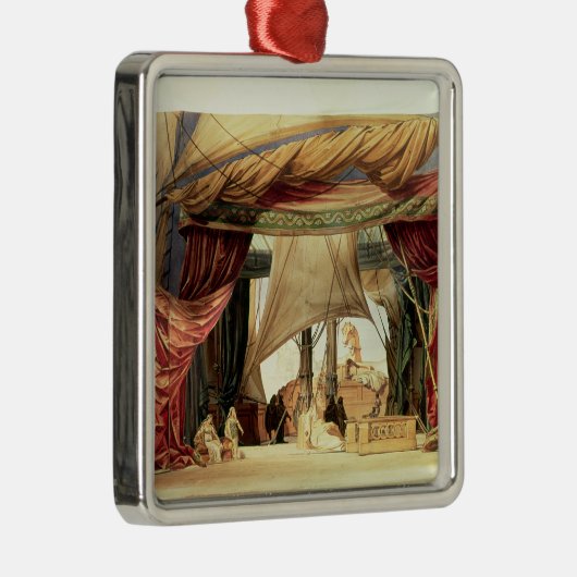 オペラ「TristanおよびIsoldeのためのモデルを上演して下さい メタルオーナメント (右)