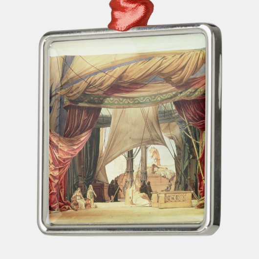 オペラ「TristanおよびIsoldeのためのモデルを上演して下さい メタルオーナメント (左)