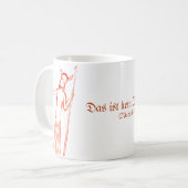 オペラComique: プリマドンナのマグ: Brünnhilde コーヒーマグカップ (正面左)