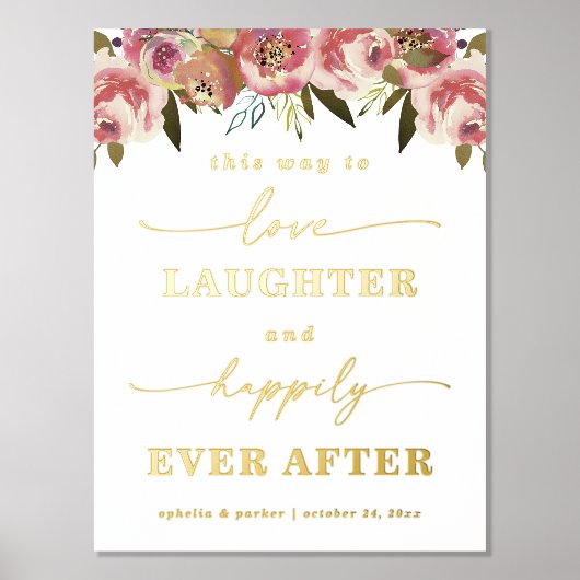 オペリアエレガント披露宴この方法のウェッディ実在ング 箔ポスター (正面)