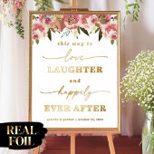 オペリアエレガント披露宴この方法のウェッディ実在ング 箔ポスター