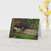 オペリア、c.1852年、サー·ジョン·エバレット·ミライス カード (黄色い花)