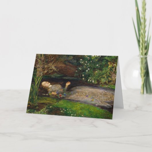 オペリア、c.1852年、サー·ジョン·エバレット·ミライス カード (正面)