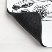 オペルアストラスポーツツアラー2016 マウスパッド (コーナー)