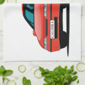 オペルカリブラレッド前面 キッチンタオル (折り畳み)