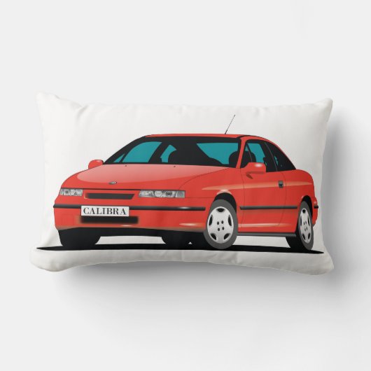 オペルカリブラレッド ランバークッション (正面)