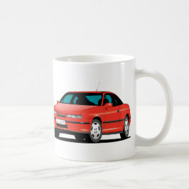 オペルカリブラ赤の前後 コーヒーマグカップ
