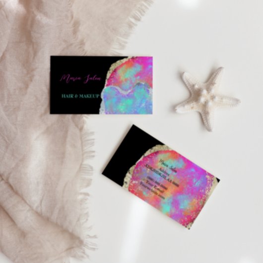 オペルクリスタルジェムストーンビジネスカード 名刺