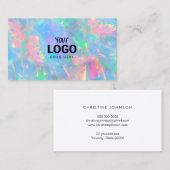 オペルジェムストーンのロゴ 名刺 (正面/裏面)