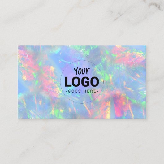 オペルジェムストーンのロゴ 名刺 (正面)