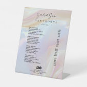 オペルプライストホログラフィックラグジュアリーエレガントサロン 台座サイン (正面)