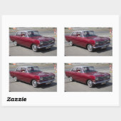 オペルレコード1900 長方形シール (シート)