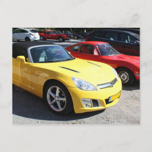 オペル GT クラシックスポーツカー ポストカード