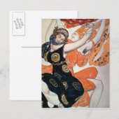 オペレッタ衣装デザイン、1911 ポストカード (正面/裏面)