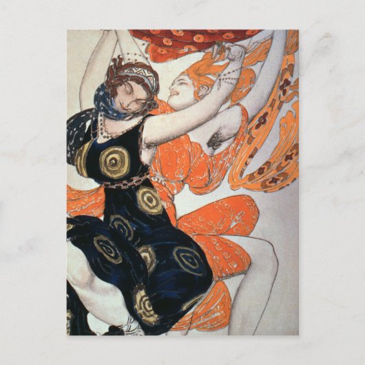 オペレッタ衣装デザイン、1911 ポストカード (正面)