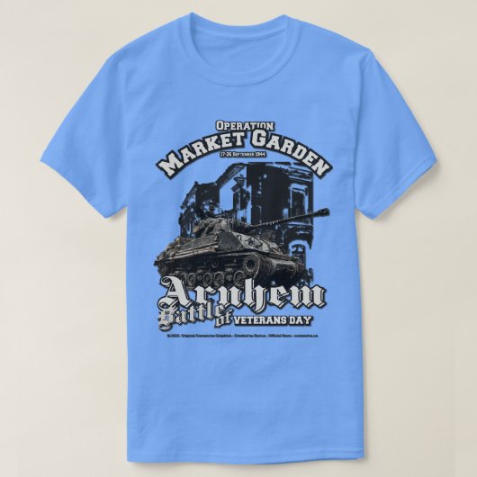 オペレーションマーケットガーデンを思い出す Tシャツ (デザイン正面)