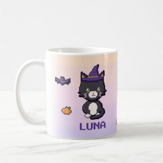 オペレーション対応のタキシード猫ハロウィンマグカップ コーヒーマグカップ