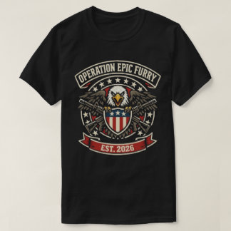 オペレーション・エピック・フューリー - 戦術的なミリタリースタイル Tシャツ