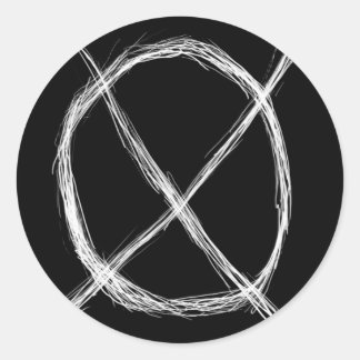 オペレータシンボルステッカー ラウンドシール