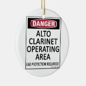 オペレーティングエリアアルトクラリネット セラミックオーナメント (右)
