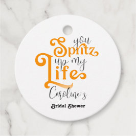 オペロール スプリッツ カクテル イタリアンスタイル ブライダルシャワー フェイバータグ