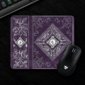 オペ華美ルンス |紫と銀の宝石が輝く マウスパッド