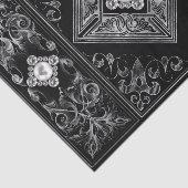 オペ華美ルンス |黒と銀の宝石が輝く 薄葉紙 (詳細)