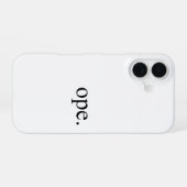 オペ iPhone 16ケース (裏面横)
