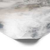 オホーツク吹海向こうSarychevピーク フォトプリント (角)