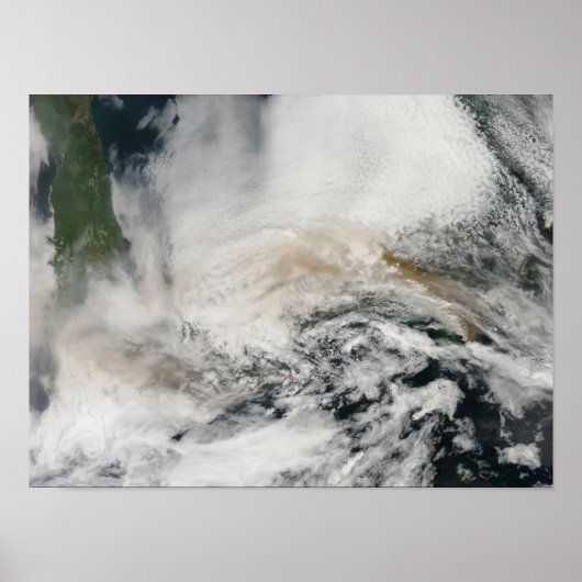 オホーツク吹海向こうSarychevピーク ポスター (正面)