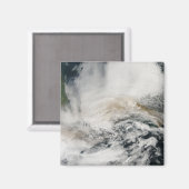 オホーツク吹海向こうSarychevピーク マグネット (正面/裏面)